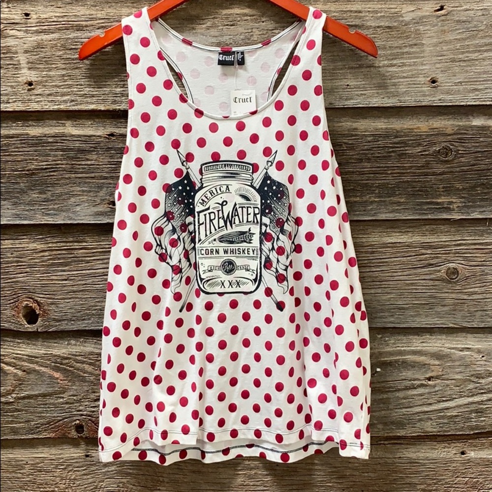 Cruel Girl Racer Back Jersey Tank NWT